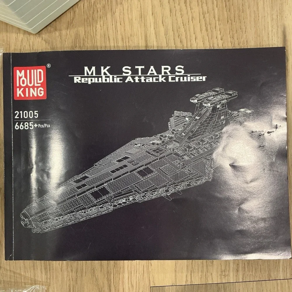 Mould King Republic Attack Cruiser Star Spaceship Building Blocks 21005